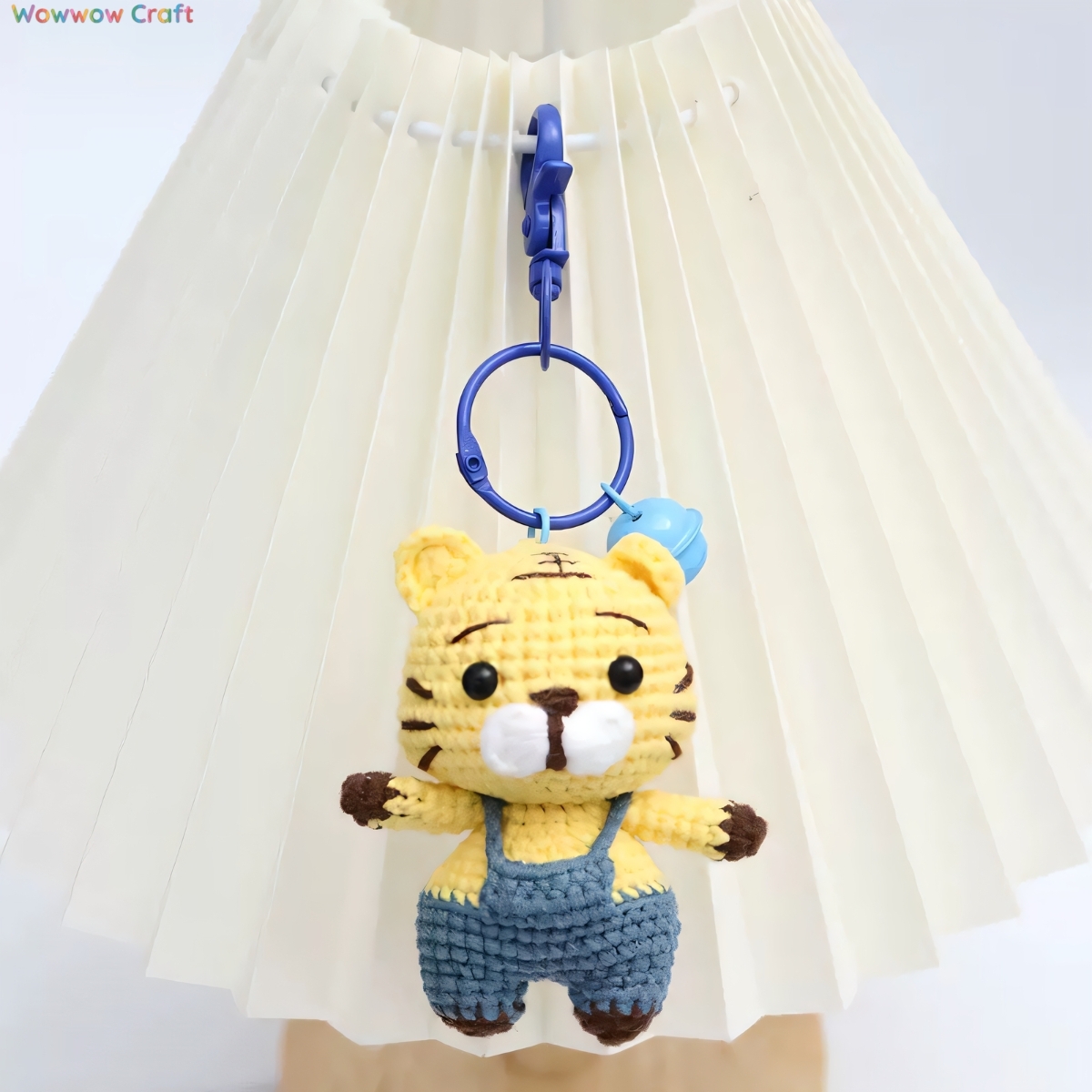 Pendants,Crochet Doll,Cute Handmade Crocheted Little Tiger Doll - Hand-Crochet Doll